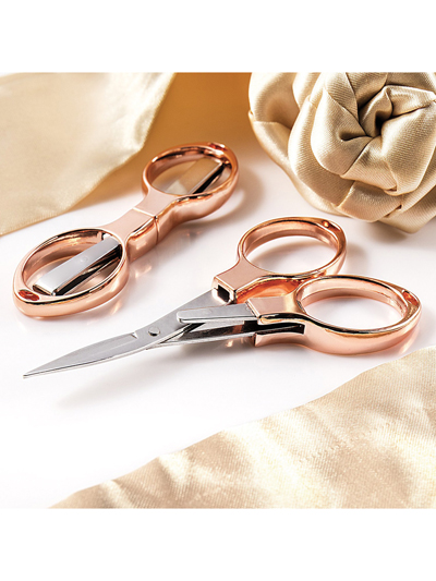 Annie's Rose Gold Folding Scissors