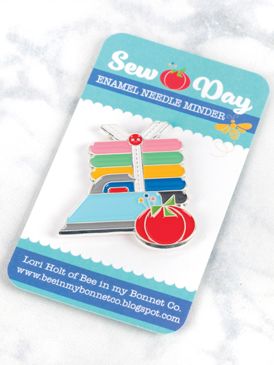 Sew Day Enamel Needle Minder