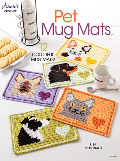 Pet Mug Mats Crochet Pattern Book