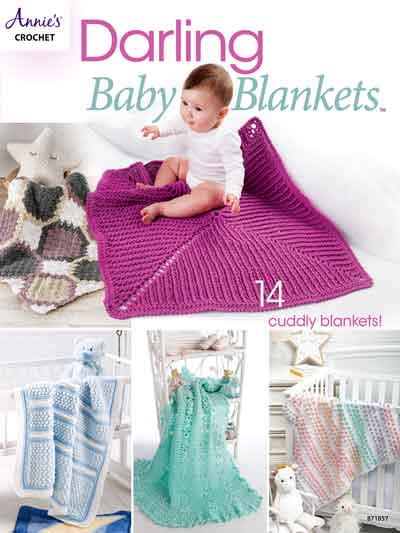 Darling Baby Blankets Crochet Pattern Book