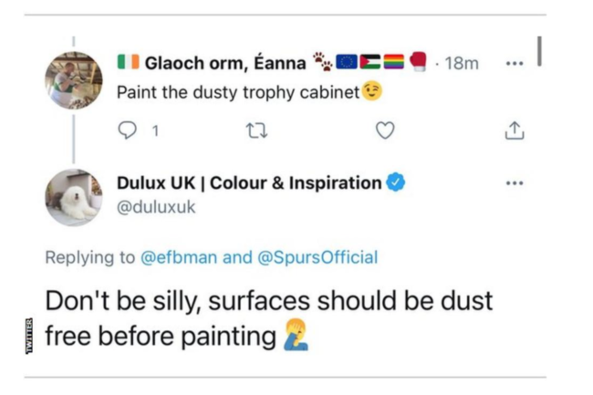 Spurs Dulux