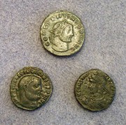 Three Roman Bronze Coins