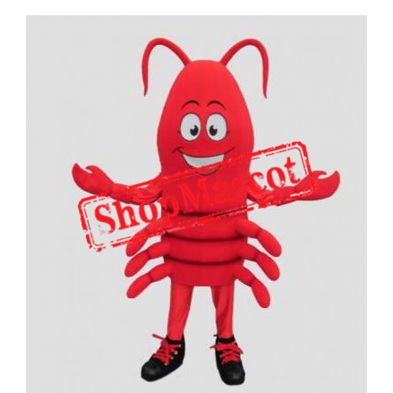 Happy Lightweight Crawfish Mascot Costume