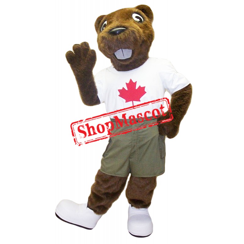 Lovely Beaver Mascot Costume