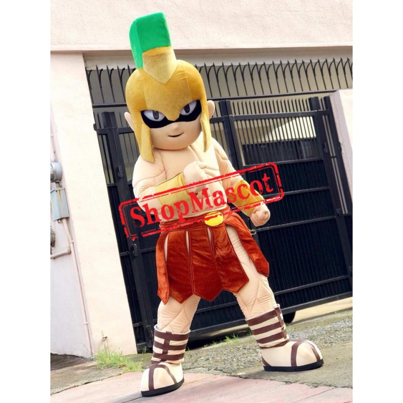 Young Power Spartan Mascot Costume