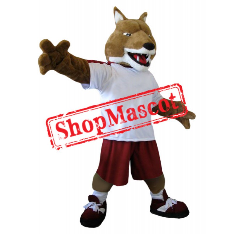 College Coyote Mascot Costume