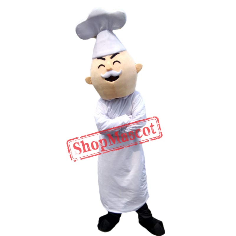 High Quality Professional New Baker Cook Chef Mascot Costume Fancy Dress Adult Size