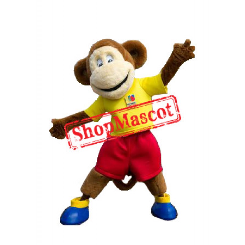 Superb Happy Monkey Mascot Costume