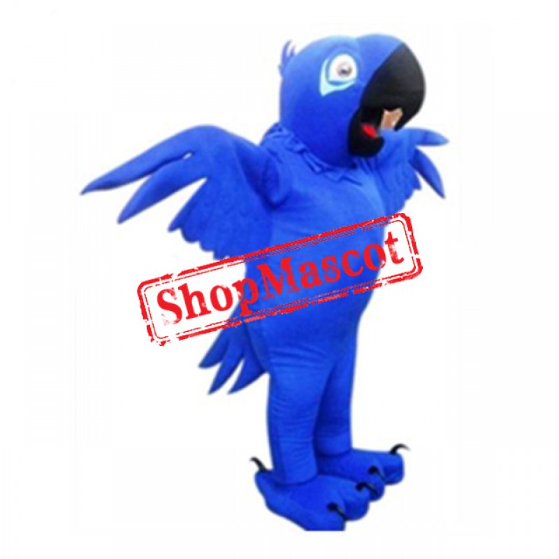 Blue Parrot Mascot Costume