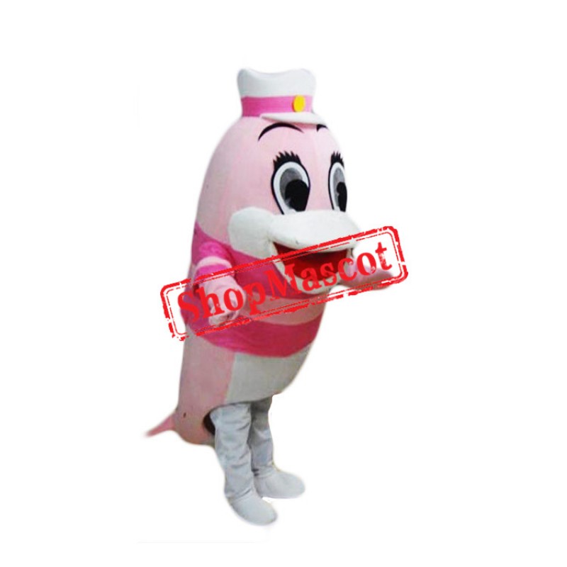 Cartoon Dolphin Carnival Mascot Costume