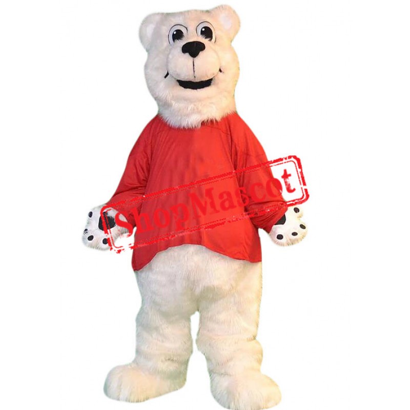 Lovely Lightweight Polar Bear Mascot Costume