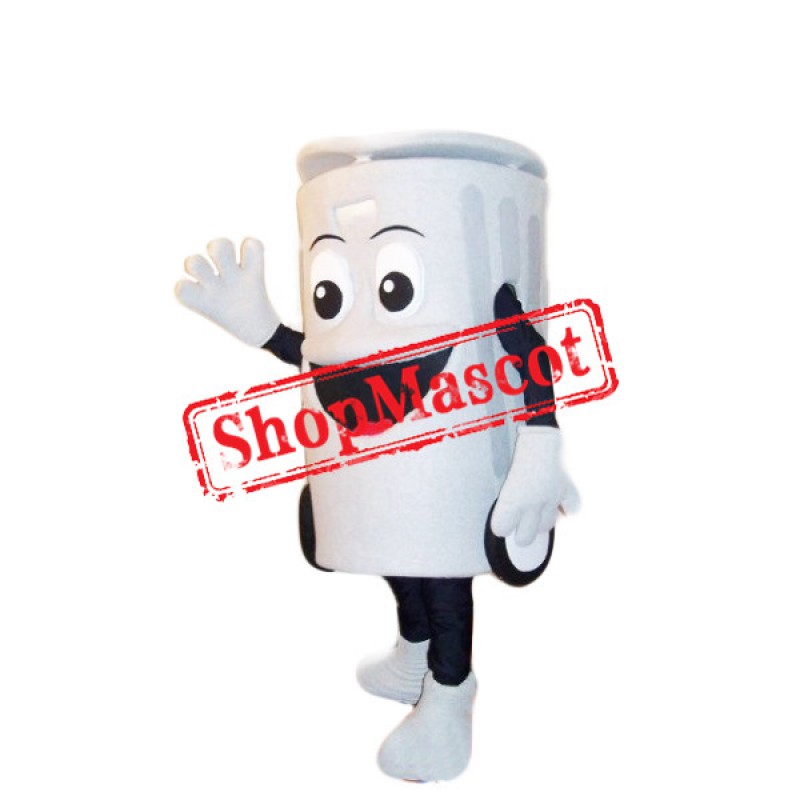 White Recycling Box Mascot Costume