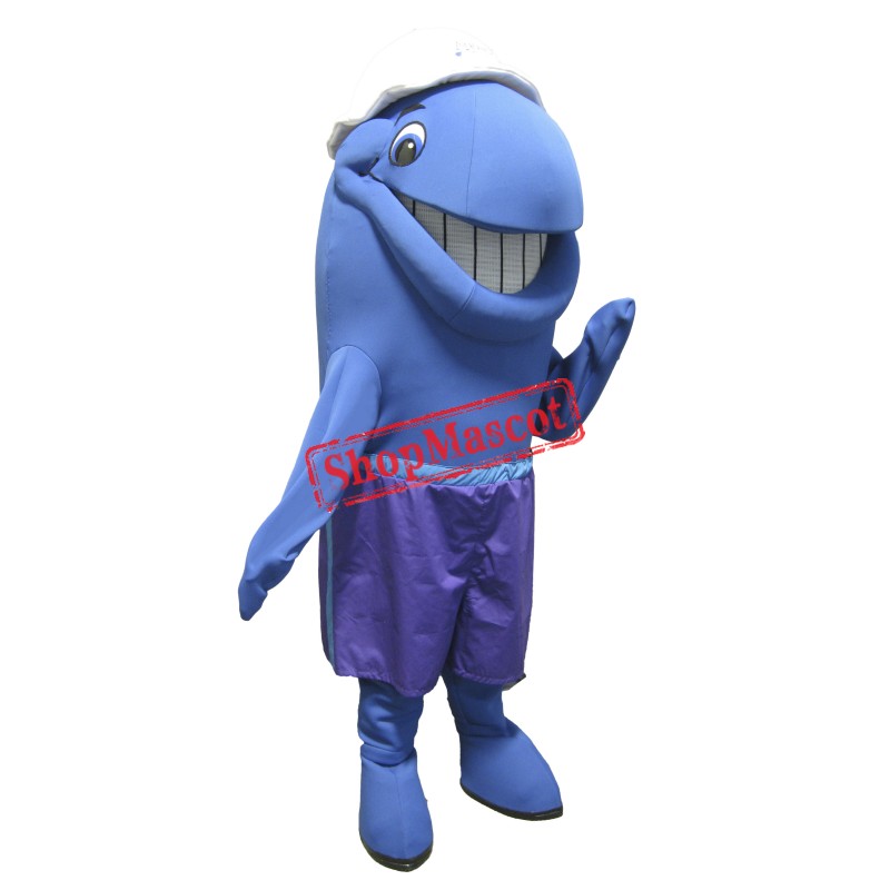 Blue Whale Mascot Costume