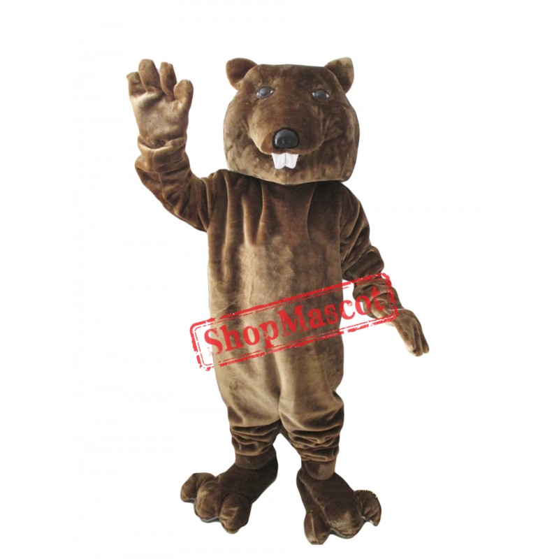 Friendly Lightweight Beaver Animal Mascot Costume