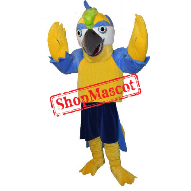 Yellow Parrot Mascot Costume