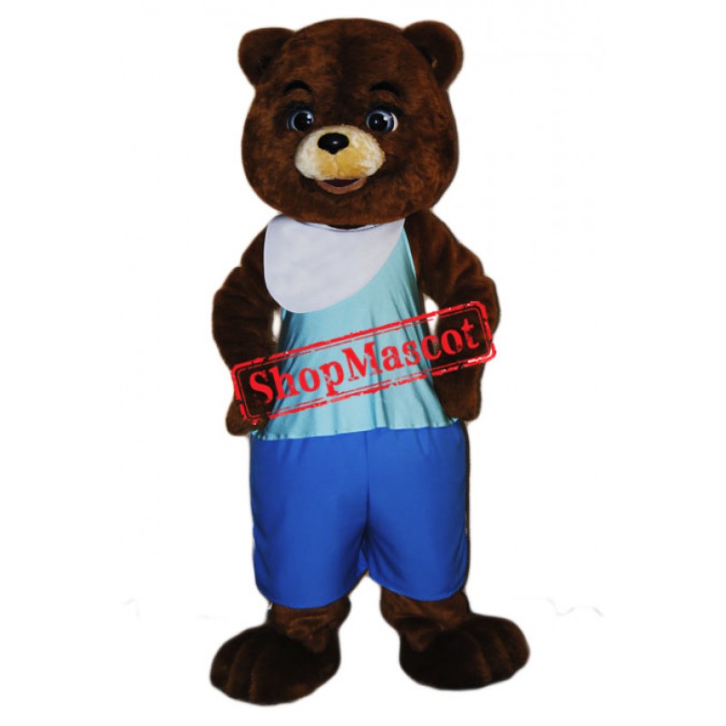 Footballer Bear Mascot Costume