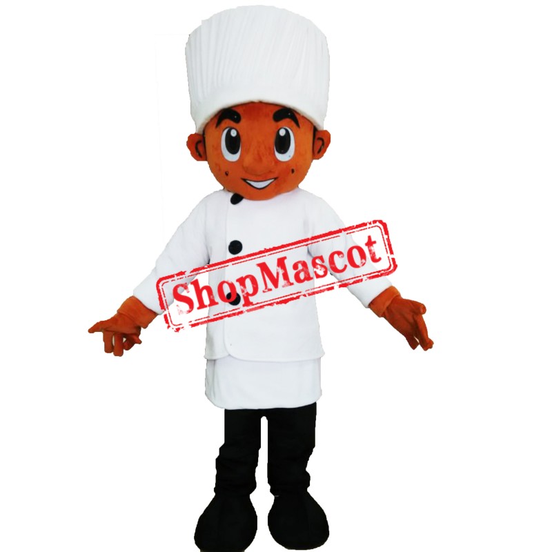 Young Chef Man Mascot Costume