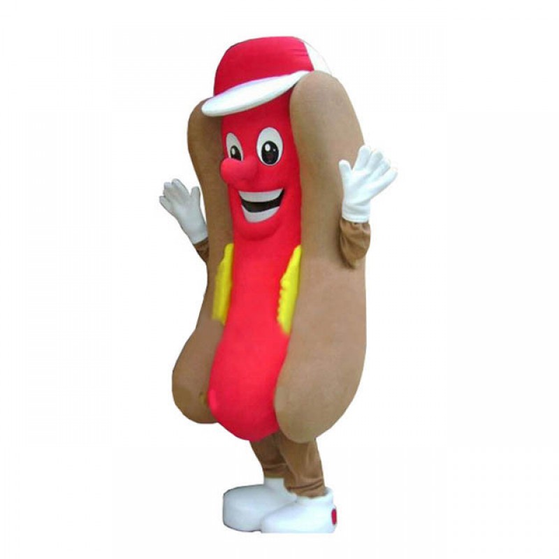 Hot Dog Fast Food Advertising Restaurant Mascot Costume