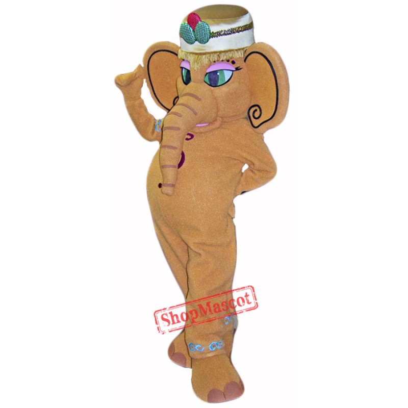 Shaka Elephant Mascot Costume