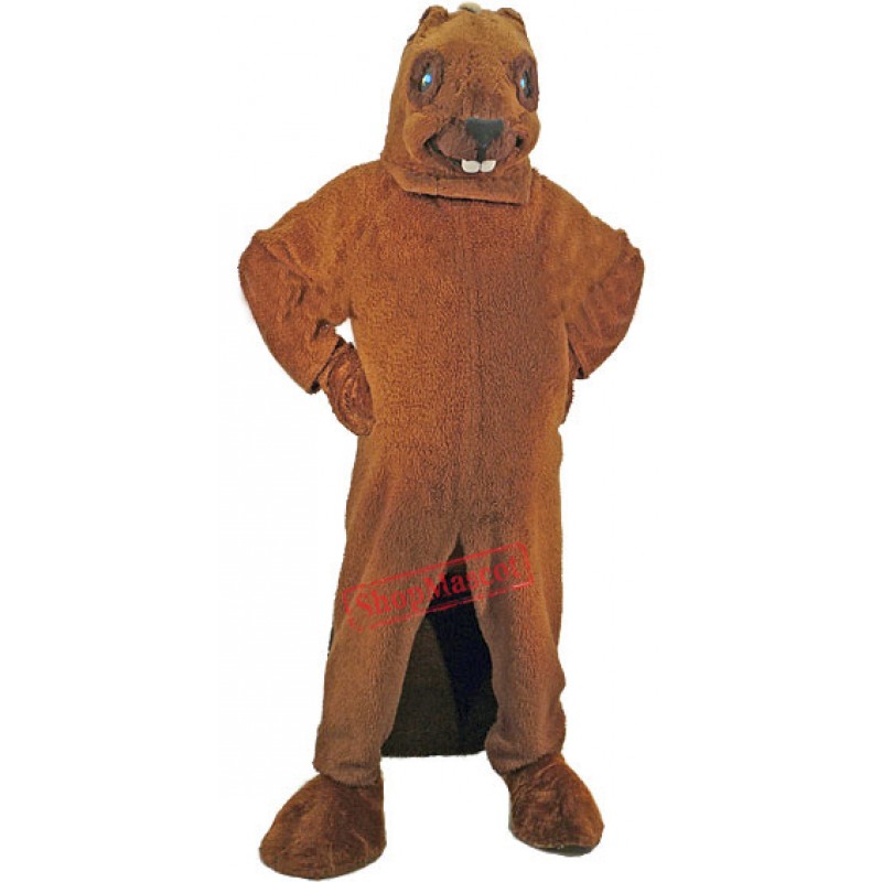 Deluxe Beaver Mascot Costume