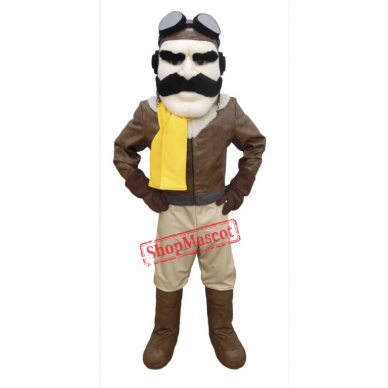 High Quality Aviator Mascot Costume