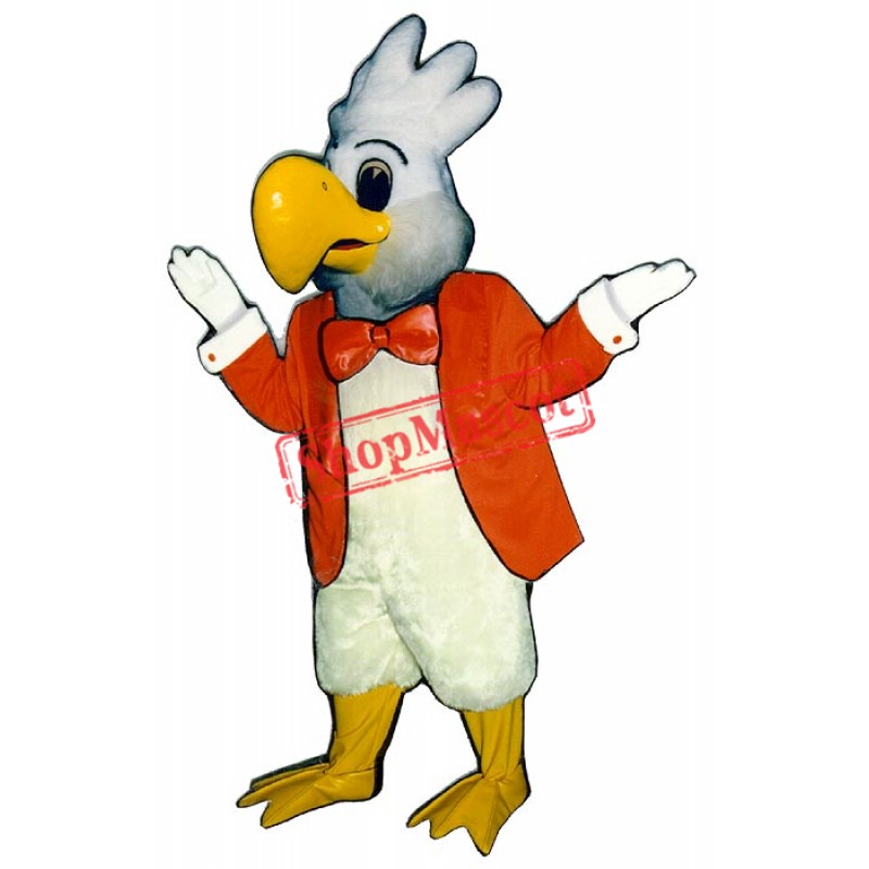 Cockatoo Jacket Bowtie Mascot Costume