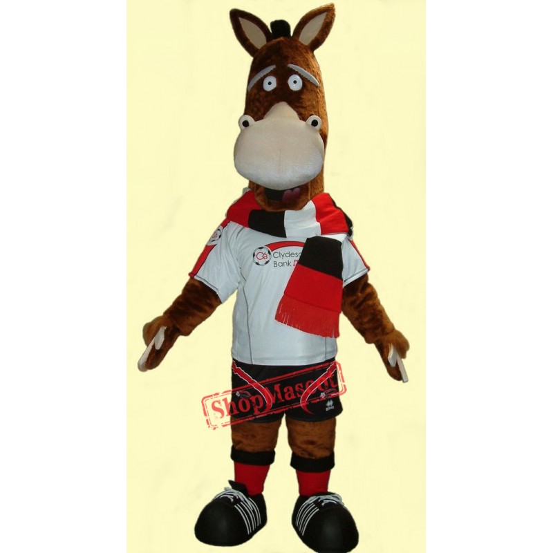 Cute Adult Horse Mascot Costume