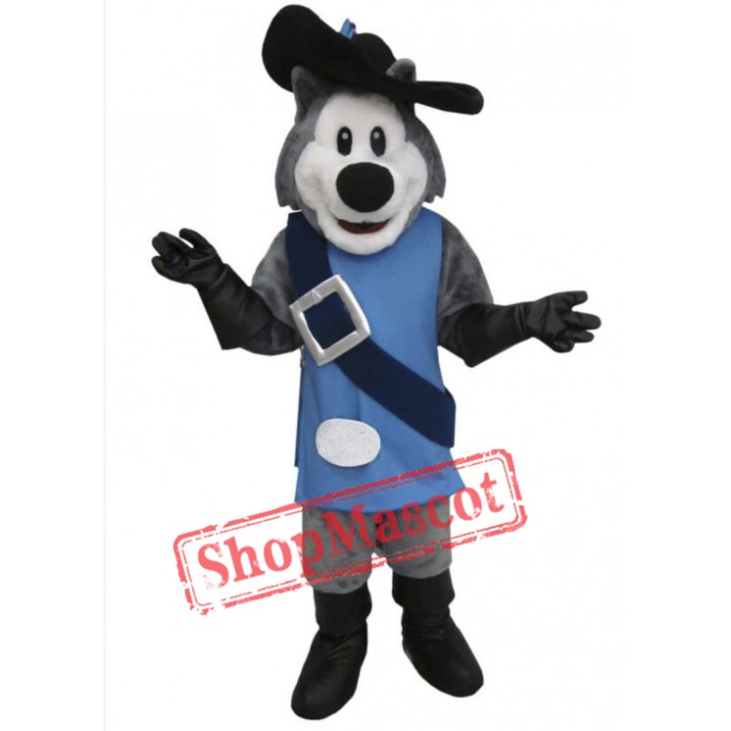 Cute Husky Dog Mascot Costume