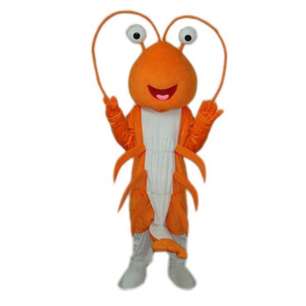 Shrimp/Prawn Adult Mascot Costum