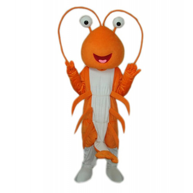 Shrimp/Prawn Adult Mascot Costum