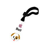 Rehber köpeğin köpek emoji’li Apple yaka kartı