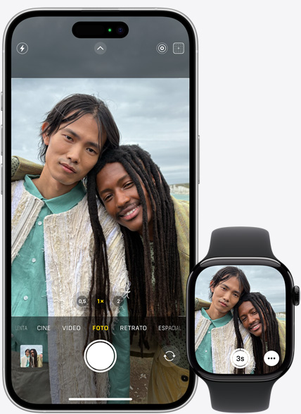 La misma llamada puede responderse desde el iPhone 15 y el Apple Watch