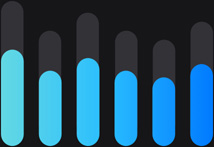 Graph reflecting general loud noise levels being reduced by Loud Sound Reduction with AirPods Pro 2