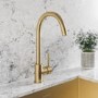 Enza Tamara Single Lever Monobloc Mixer Kitchen Tap- Brass