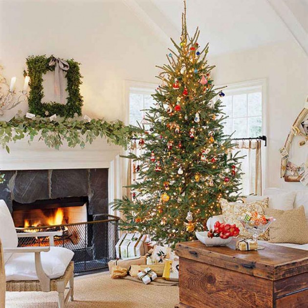 30 Cheerful Christmas Interior Designs