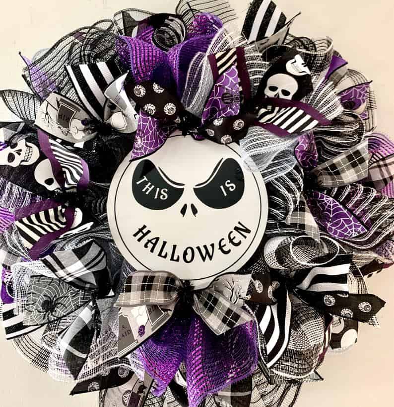 18 Last-Minute Halloween Wreath Designs With A Super Scary Vibe