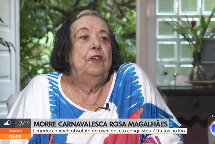 Morre Rosa Magalhães, grande carnavalesca, aos 77 anos no Rio - Área VIP