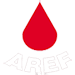 Aref Chemical Company's new logo is red and white. Used on the top of the master English website