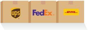 ups fedex dhl