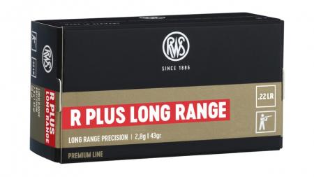 Boite de 50 cartouches RWS R Plus Long Range 43gr / 2,8g