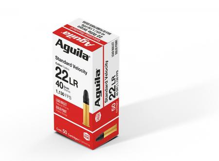 Boite de 50 cartouches AGUILA standard velocity .22lr 40gr / 2,59g