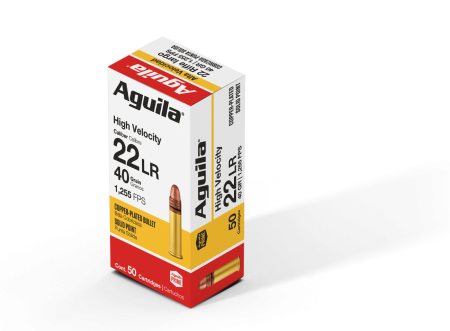 Boite de 50 cartouches AGUILA High Velocity Cal. 22lr 40grs