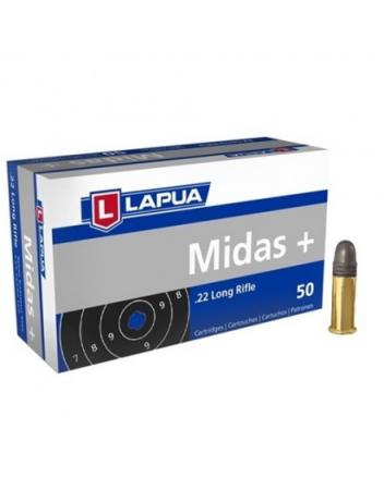 Boite de 50 cartouches LAPUA Midas+ .22lr 40gr / 2,59g