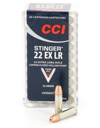 Boite de 50 cartouches CCI STINGER 32 gr / 2,07 g