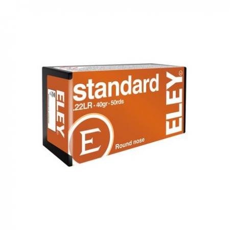 Boite de 50 cartouches ELEY Standard .22lr 40gr / 2,59g