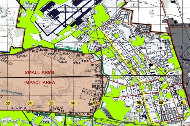 Fort Campbell Army Base Map