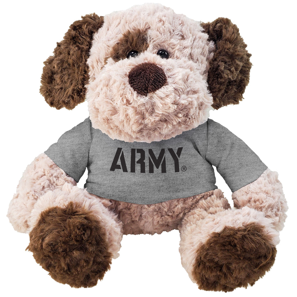 Army Patches Plush Dog