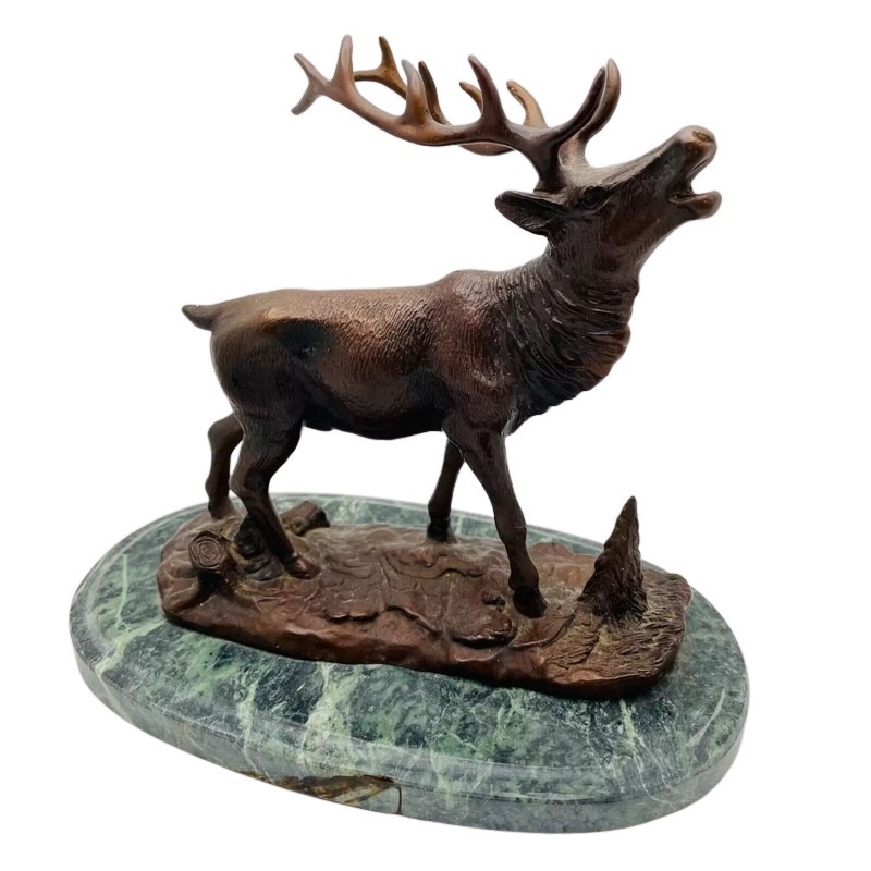 deer elk statue