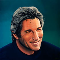 Richard Gere painting by Paul Meijering