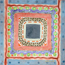 Decorated Gray Central Square  von Heidi  Capitaine